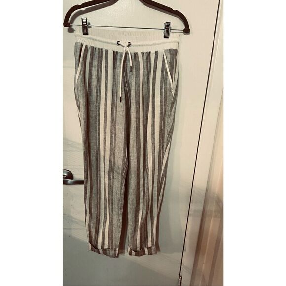 Athleta Linen Bali Pants Womens Size 2 - Picture 1 of 10